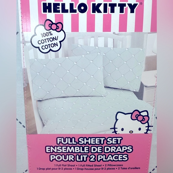 Hello Kitty Full Sheet Set - Picture 2 of 3